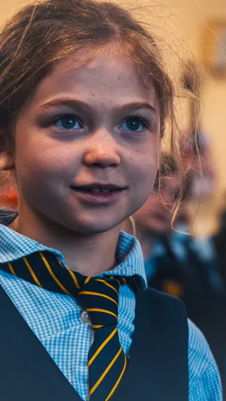 A pupil at St John's Priory School