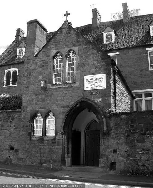 The historic entrance of St John's Priory School