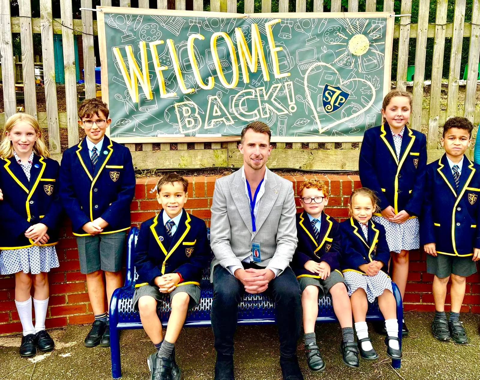 St John's Priory staff and pupils celebrate together