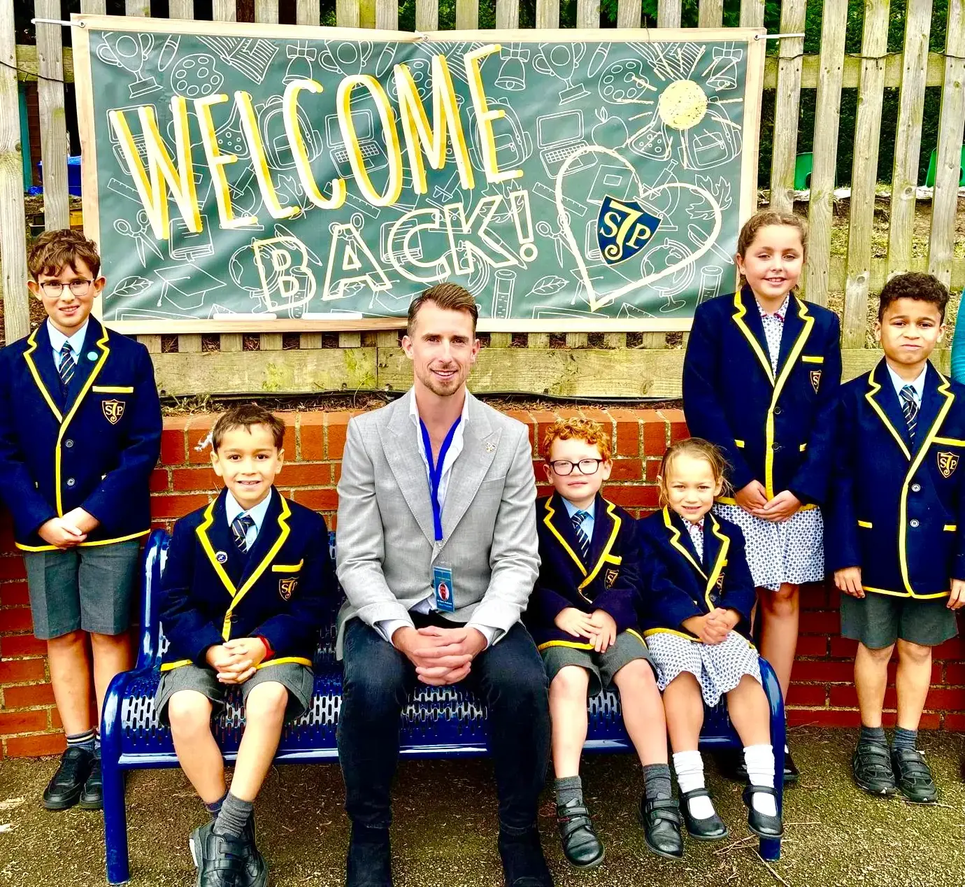 St John's Priory staff and pupils celebrate together